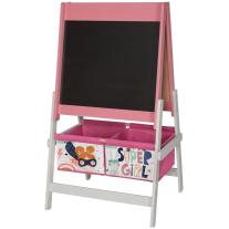 Детски дървен статив за рисуване 3в1 Ginger Home Super Girl
