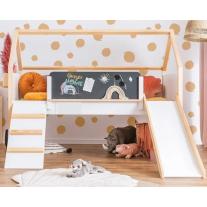 Детско двуетажно дървено легло-къщичка Ginger Home Монтесори