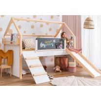 Детско двуетажно дървено легло-къщичка Ginger Home Монтесори