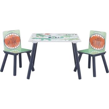  Детска дървена маса със столчета Ginger Home Dinosaur