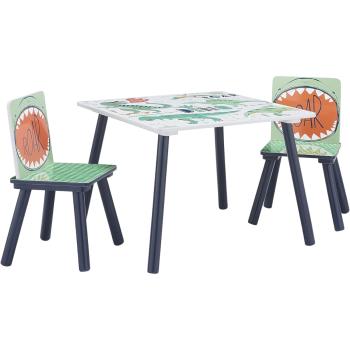  Детска дървена маса със столчета Ginger Home Dinosaur