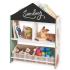 Детска дървена етажерка за играчки и книжки с черна дъска за писане Ginger Home Forest