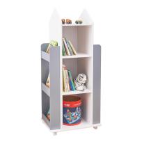 Детска дървена въртяща се секция за съхранение на книги и играчки Ginger Home