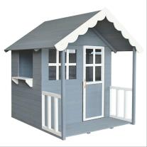 Дървена Детска Къща GINGER HOME за Игри на Открито в Двора и Градината