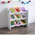 Етажерка за играчки с кутии за съхранение Ginger Home White