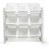 Етажерка за играчки с кутии за съхранение Ginger Home White