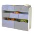 Органайзер за играчки с кутии за съхранение Ginger Home White Grey