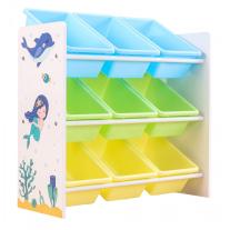 Дървен органайзер за играчки с кутии за съхранение Ginger Home Русалка