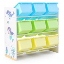 Дървен органайзер за играчки с кутии за съхранение Ginger Home Русалка