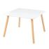 Детска дървена маса за хранене и игра със столчета Ginger Home White