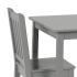 Детска дървена маса за рисуване и игра със столчета Ginger Home Grey