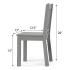 Детска дървена маса за рисуване и игра със столчета Ginger Home Grey
