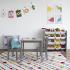 Детска дървена маса за рисуване и игра със столчета Ginger Home Grey