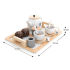 Детски Дървен Комплект за Чай и Кафе с Аксесоари Ginger Home