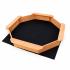 Детски дървен пясъчник GINGER HOME 8-странен модел с 4 седалки 134.5×134.5