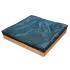 Детски дървен пясъчник GINGER HOME с 4 седалки 90x90