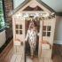 Детска Дървена Къща GINGER HOME За Игра на Открито в Двора и Градината