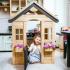 Детска Дървена Къща GINGER HOME За Игра на Открито в Двора и Градината