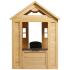 Детска Дървена Къща GINGER HOME За Игра на Открито в Двора и Градината