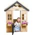 Детска Дървена Къща GINGER HOME За Игра на Открито в Двора и Градината