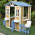 Детска Дървена Къща GINGER HOME За Игра на Открито в Двора и Градината