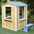 Детска Дървена Къща GINGER HOME За Игра на Открито в Двора и Градината