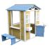 Детска Дървена Къща GINGER HOME За Игра на Открито в Двора и Градината