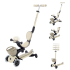 Детска тротинетка 5в1 Globber Go Up Baby Learn 360° Flash Lights Beige