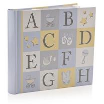 Голям албум за снимки Widdop Baby ABC, Blue