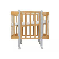 Трансформиращо Легло 5в1 Nika 60x95/60x120см Ingvart Натурално + сиво