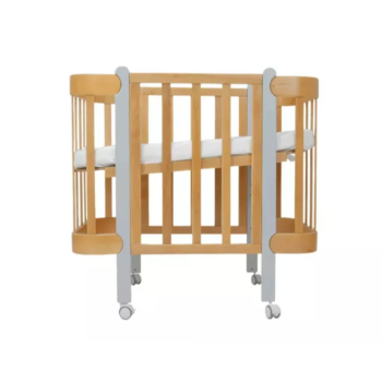 Трансформиращо Легло 5в1 Nika 60x95/60x120см Ingvart Натурално + сиво