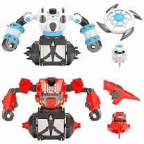 Интерактивен комплект от два въртящи се бойни робота Crazon