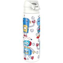 Бутилка за вода Ion8 Print, метална, 600ml, РОБОТИ