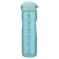 Бутилка за вода Ion8 Mot., рециклирана пластмаса,1000ml, Sonic blue
