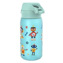 Бутилка за вода Ion8 Print, рециклирана пластмаса, 350ml, РОБОТИ