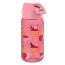 Бутилка за вода Ion8 Print, рециклирана пластмаса, 350ml, СЛАДОЛЕД
