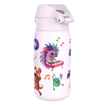 Бутилка за вода Ion8 Print, метална, 400ml,Animal Band