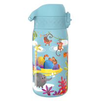 Бутилка за вода Ion8 Print, метална, 400ml, Safari