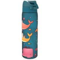 Бутилка за вода Ion8 Print, рециклирана пластмаса, 500ml, Whales