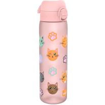 Бутилка за вода Ion8 Print, рециклирана пластмаса, 500ml, Cats