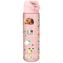 Бутилка за вода Ion8 Print,рециклирана пластмаса, 500ml, Dogs
