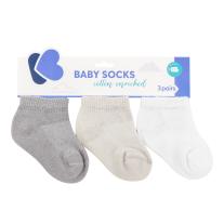 Бебешки летни чорапи KIKKA BOO Grey 0-6м