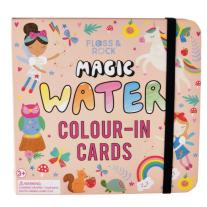 Карти за рисуване с вода Floss & Rock, Magic Water, Феята на дъгата
