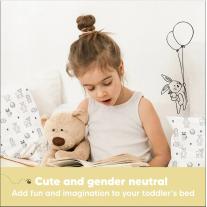 Детска Ергономична Възглавница 33х46см Приятели KeaBabies