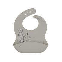 Бебешки лигавник Kikka Boo Platinum Silicone Flora Sand