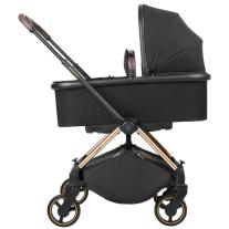 Бебешка комбинирана количка 2в1 Kikka Boo Lanah Black