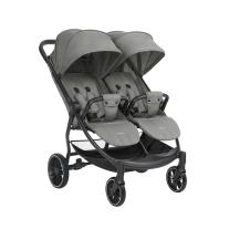 Количка за близнаци Kikka Boo Happy 2 Light Grey