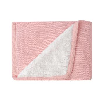 Плетено памучно одеяло с шерпа Kikka Boo Dream Big Pink