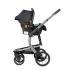 Комбинирана количка 3в1 с твърд кош Irene Dark Grey