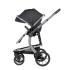 Комбинирана количка 3в1 с твърд кош Irene Dark Grey